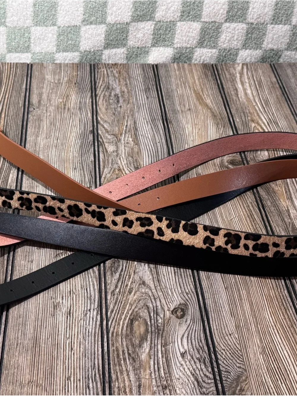 Amazon Belts with Gold Buckles